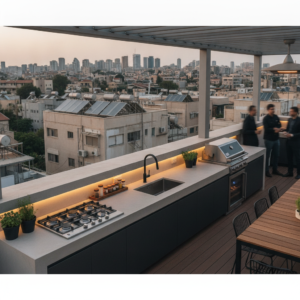 מטבח חוץ תל אביב