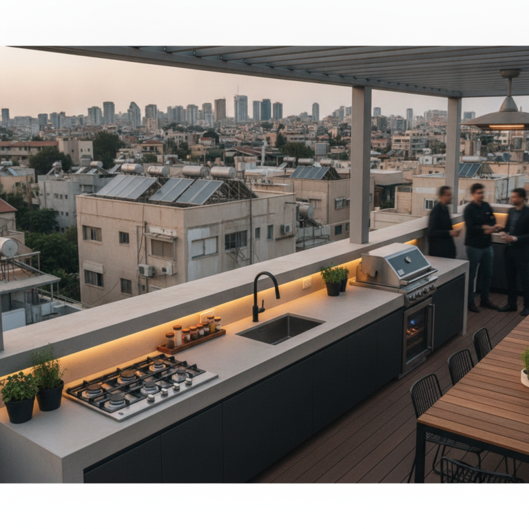 מטבח חוץ תל אביב