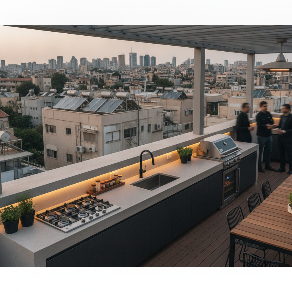 מטבח חוץ תל אביב